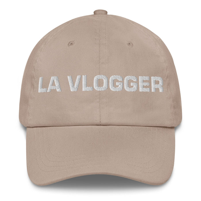 La Vlogger The Vlogger Mexican Spanish Pride Gift Regalo Dad Hat Mexicada Stone