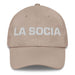 La Socia The Partner Mexican Spanish Pride Gift Regalo Dad Hat Mexicada Stone