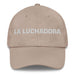 La Luchadora The Fighter Mexican Spanish Pride Gift Regalo Dad Hat Mexicada Stone