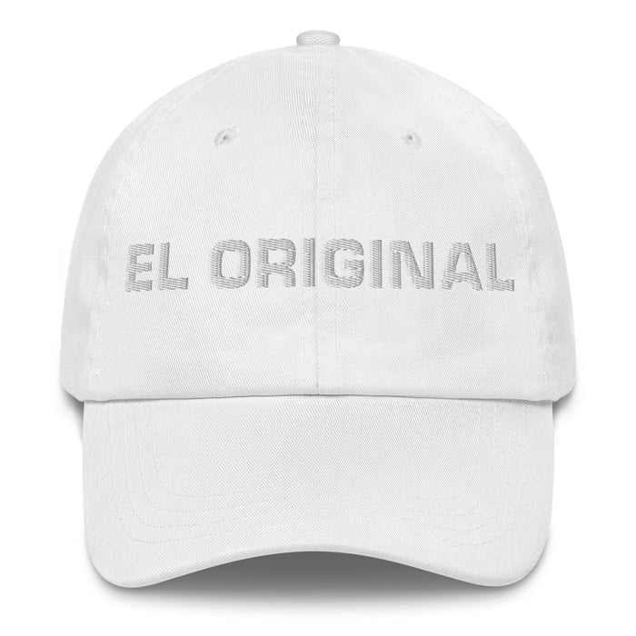 El Original The Original One Mexican Spanish Pride Gift Regalo Dad Hat Mexicada White