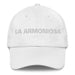 La Armoniosa The Harmonious One Mexican Spanish Pride Gift Regalo Dad Hat Mexicada White