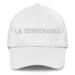 La Temeraria The Daring One Mexican Spanish Pride Gift Regalo Dad Hat Mexicada White