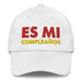 Embroidered Es Mi Cumpleanos It's My Birthday Funny Party Supplies Dad Hat Mexicada White