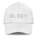 El Rey The King Mexican Spanish Pride Gift Regalo Dad Hat Mexicada White