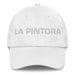 La Pintora The Painter Mexican Spanish Pride Gift Regalo Dad Hat Mexicada White