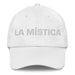 La Mística The Mystic Mexican Spanish Pride Gift Regalo Dad Hat Mexicada White