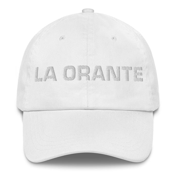 La Orante The Prayerful Mexican Spanish Pride Gift Regalo Dad Hat Mexicada White