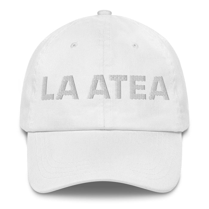 La Atea The Atheist Mexican Spanish Pride Gift Regalo Dad Hat Mexicada White