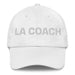 La Coach The Life Coach Mexican Spanish Pride Gift Regalo Dad Hat Mexicada White