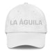 La Águila The Eagle Mexican Spanish Pride Gift Regalo Dad Hat Mexicada White