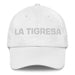 La Tigresa The Tiger Mexican Spanish Pride Gift Regalo Dad Hat Mexicada White