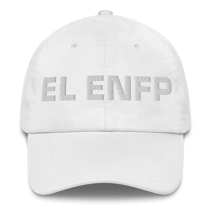 El Enfp The Campaigner Mexican Spanish Pride Gift Regalo Dad Hat Mexicada White