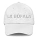 La Búfala The Ox Mexican Spanish Pride Gift Regalo Dad Hat Mexicada White