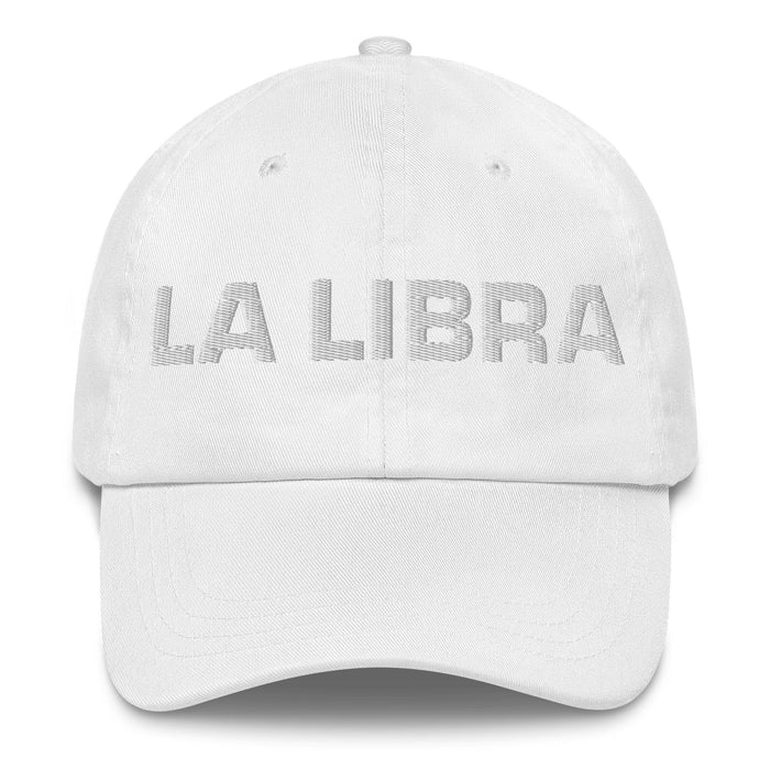 La Libra The Libra Mexican Spanish Pride Gift Regalo Dad Hat Mexicada White