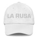 La Rusa The Russian Mexican Spanish Pride Gift Regalo Dad Hat Mexicada White