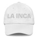 La Inca The Inca Mexican Spanish Pride Gift Regalo Dad Hat Mexicada White