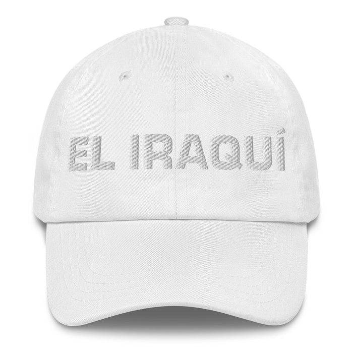 El Iraquí The Iraqi Mexican Spanish Pride Gift Regalo Dad Hat Mexicada White