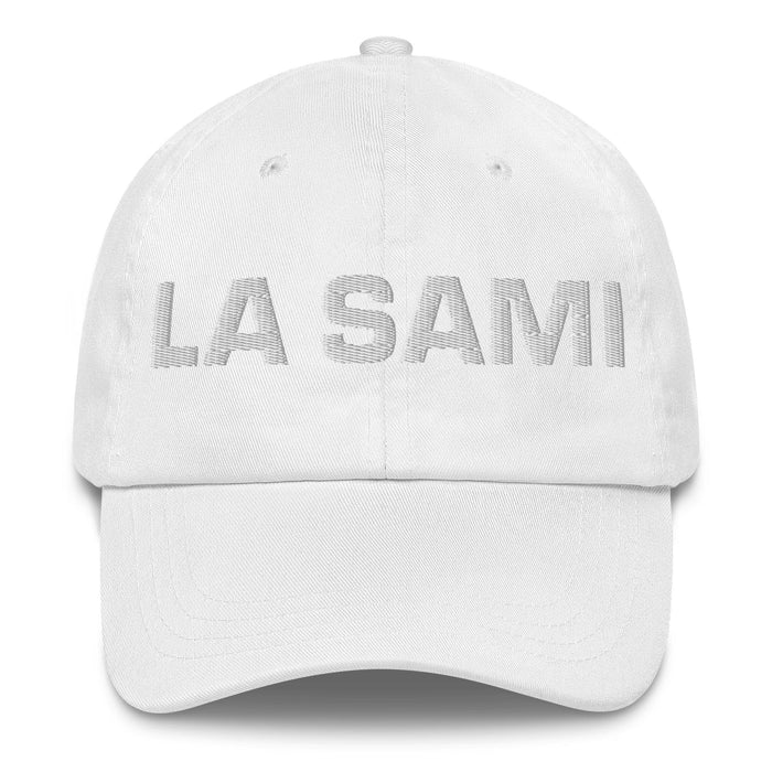 La Sami The Sami Mexican Spanish Pride Gift Regalo Dad Hat Mexicada White