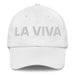 La Viva The Clever One Mexican Spanish Pride Gift Regalo Dad Hat Mexicada White