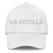 La Cotilla The Gossip Mexican Spanish Pride Gift Regalo Dad Hat Mexicada White