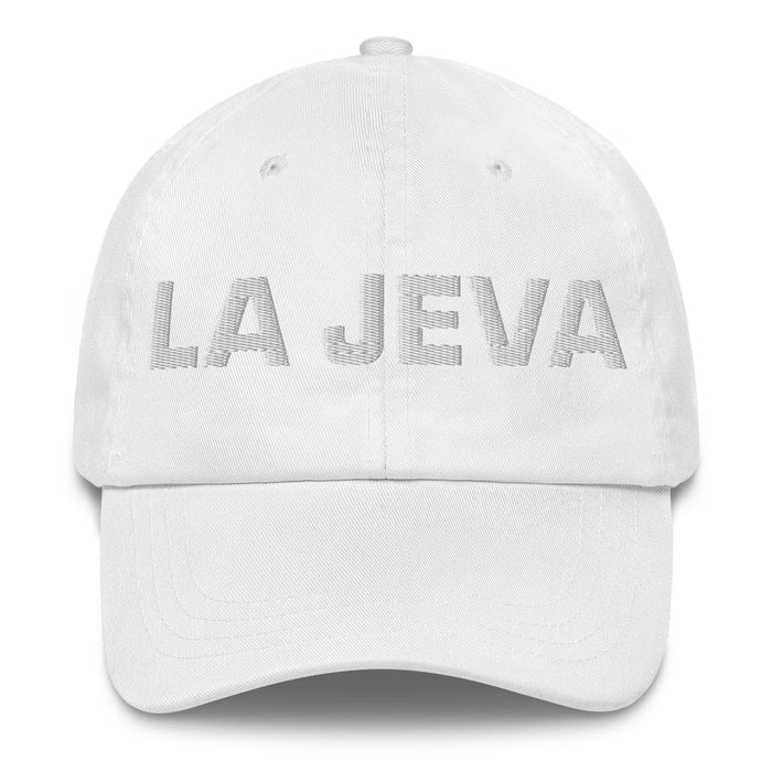 La Jeva The Girlfriend/Boyfriend Mexican Spanish Pride Gift Regalo Dad Hat Mexicada White