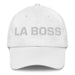 La Boss The Boss Mexican Spanish Pride Gift Regalo Dad Hat Mexicada White