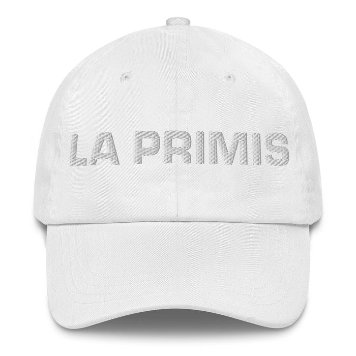 La Primis The Cousin Mexican Spanish Pride Gift Regalo Dad Hat Mexicada White