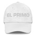 El Primo The Cousin Mexican Spanish Pride Gift Regalo Dad Hat Mexicada White