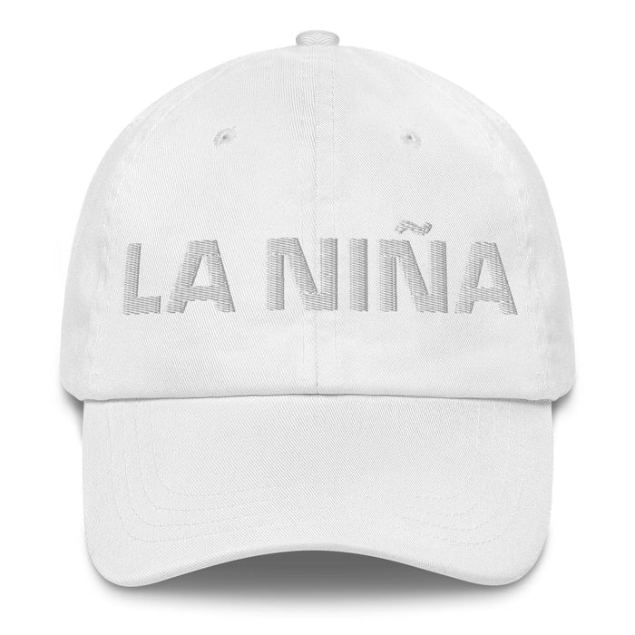 La Niña The Girl / The Boy Mexican Spanish Pride Gift Regalo Dad Hat Mexicada White