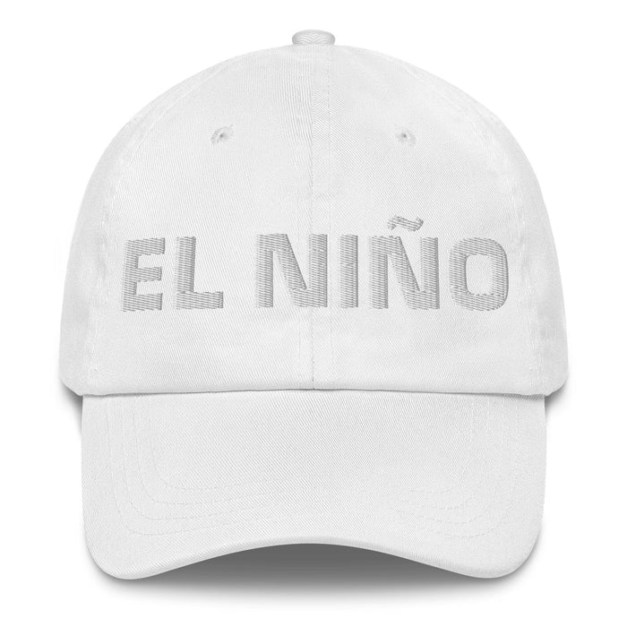 El Niño The Girl / The Boy Mexican Spanish Pride Gift Regalo Dad Hat Mexicada White