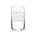 Mi Dieta Incluye Cerveza Exclusive Art Piece Can-Shaped Glass Home Office Work Mexican Spanish Pride Gift Cup One-Of-A-Kind Calligraphy Glass | M18 Mexicada