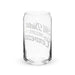 Mi Dieta Incluye Cerveza Exclusive Art Piece Can-Shaped Glass Home Office Work Mexican Spanish Pride Gift Cup One-Of-A-Kind Calligraphy Glass | M23 Mexicada