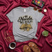 Mi Novela Mis Reglas T-Shirt, Spanish Telenovela Shirt, Gold Open Book Rose Mask Quill, Latina Drama Queen Gift, Escritora Novelist Writer Tee Mexicada