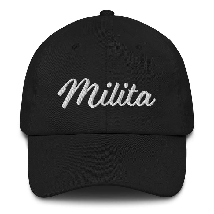 Milita Embroidered Dad Hat | Military, Strength, Courage, Pride, Warrior, M5 Mexicada