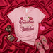 My Valentine Wears Chanclas T-Shirt Funny Spanish Valentine's Day Gift Tee for Her Him Unisex Shirt, Latina Latino Couples Matching Outfit with Roses and Heart Graphic Mexicada