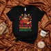 Navidad Powered By Abuelita T-Shirt, Hot Chocolate Christmas Tee, Spanish Cocoa Abuela Gift, Holiday Poinsettia Shirt, Family Xmas Celebration Top Mexicada