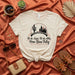 Ni de Aquí Ni de Allá Pero Bien Feliz T-Shirt, Spanglish Phrase Tee, Cactus and City Skyline Bridge Graphic Shirt, Latina Latine Latinx Immigrant Bicultural Identity Gift Mexicada
