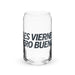 Ni Es Viernes, Pero Bueno Exclusive Art Piece Can-Shaped Glass Home Office Work Mexican Spanish Pride Gift Cup One-Of-A-Kind Calligraphy Glass | N4 Mexicada 16 oz (No Lid No Straw)