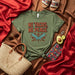 Ni Tacos Ni Peace Shirt, Funny Taco Lover Gift, Mexican Food Tee, Two Swords and Roses Graphic, Olive Green Unisex T-Shirt, Foodie Humor Apparel Mexicada