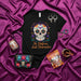No Disfraz Just Desmadre Shirt, Sugar Skull Day of the Dead Dia de Muertos Calavera Tee, Funny Halloween Costume Alternative Unisex T-Shirt, Mexican Art Graphic Top Mexicada