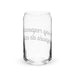 No Soy Responsable Después De Esto Exclusive Art Piece Can-Shaped Glass Home Office Work Mexican Spanish Pride Gift Cup One-Of-A-Kind Calligraphy Glass | N7 Mexicada