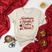Nochebuena Familia Endless Chisme Shirt, Funny Latinx Christmas T-Shirt, Poinsettia Lanterns Holiday Tee, Hispanic Family Gathering Gift, Feliz Navidad Clothing Mexicada