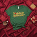 Nochebuena Survivor Shirt, Christmas Eve Family Party Tee, Mexican-American Holiday Humor T-Shirt, Poinsettias Sugar Skulls Festivity Gift, Unisex Green Top Mexicada