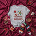 Nochebuena Without Chisme No Existe Shirt, Christmas Poinsettia Piñata Hot Chocolate Latina Fiesta Holiday T-Shirt, Funny Xmas Gift Tee for Spanish Speakers Mexicada