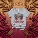 Nomás Digo Sugar Skull Day of the Dead T-Shirt, Calavera with Flowers and Leaves, Dia de Muertos Unisex Tee, Mexican Culture Festive Apparel, Gift Idea, Colorful Design Mexicada