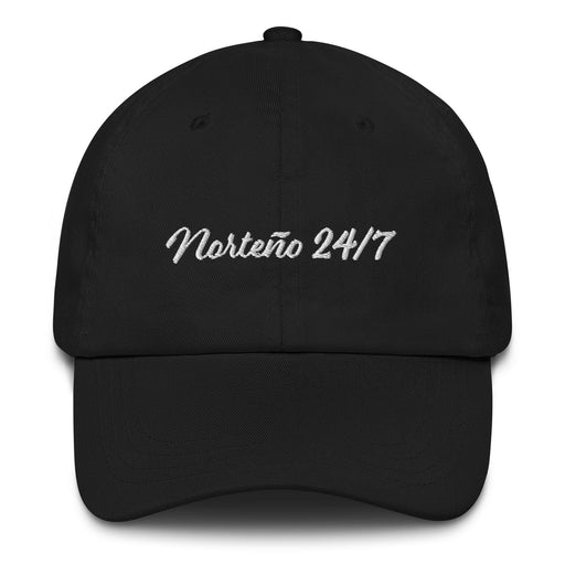 Norteño 24/7 Embroidered Dad Hat | Mexican, Norteño, Music, Culture, Style, N5 Mexicada