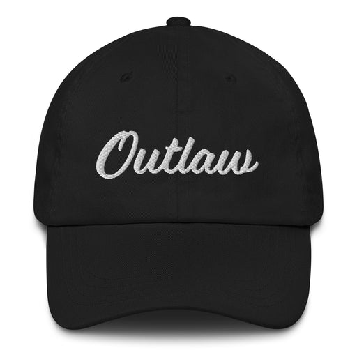 Outlaw Embroidered Dad Hat | Rebel Spirit, Wild West, Bold Identity, Rule Breaker, Freedom Vibes | O5 Mexicada