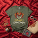 Picante Dulce Corazón Shirt with Flaming Chili Peppers, Sugar Skull Heart, and Spice Quote in Spanish, Unisex Graphic Tee Gift for Hot Sauce Lovers Mexicada