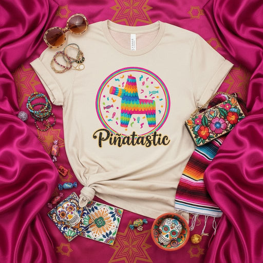 Piñatastic Fiesta T-Shirt, Colorful Piñata Design, Cinco de Mayo Party Tee, Mexican Culture Shirt, Celebration Event Top, Unisex Graphic Apparel Mexicada