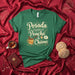 Posada Powered By Ponche & Chisme Shirt, Green Christmas Tee, Festive Mexican Holiday Party T-Shirt, Posadas Navideñas Drinking & Gossip Top, Cozy Winter Design, Unisex Gift Idea Mexicada